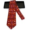 100% silk printed necktie