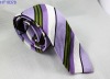 Fashion Desgin Stripe Silk Skinny Necktie