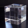 Blank crystal cube