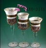 mosaic glass candle holders