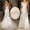 Strapless  Satin and Tull Wedding Gown  KL025