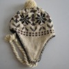 knitted hat with earflap