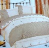 fly-em065  embroidery  bedding set/4pcs /pillowcase/quilt cover/bed sheet set