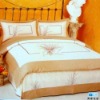 fly-em059  embroidery  bedding set/4pcs /pillowcase/quilt cover