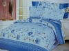 fly-pl002  polyester bedding  set/bedcover/environmental protection printing and dyeing bedding set