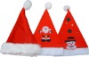 top quality santa claus plush christmas cap for promotion