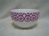 PORCELAIN 5.5" ROUND BOWL WITH DECAL