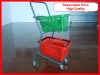 FACTORY DIRECT SALES Double layer basket shopping cart