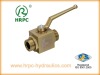 hydraulic oil male threaded ball valve