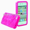 Castle shape silicon cell phone cover for iphone 4/4S