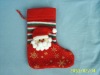 christmas sock with santa heads Christmas Tree orgament