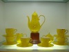 The royal bone china cofffee set with opening ceremony cultural design