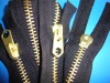 brass zipper