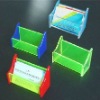 color acrylic name card holder