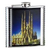 Duplex steel hip flasks with printed pictures