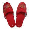 silk embroidery slipper