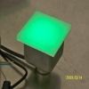 Green color led floor tile light