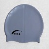 Simple color printing silicone swimming cap