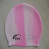 Wave pattern swim cap/swimming cap/silicone swim cap/silicone swimming cap