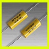 Metallized polyester film capacitor, Axial Capacitors