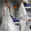 Strapless  Satin and Tull Wedding Gown  KL020