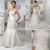 Strapless  Satin and Tull Wedding Gown  KL016