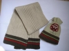 knitted hat scarf