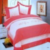 fly-em066 embroidery  bedding set/4pcs /pillowcase/quilt cover