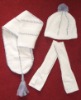 ST-025 scarf, hat and glove set