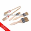 5pcs round paint brush set, paint roller kids, pig hair,bristles+wooden handle