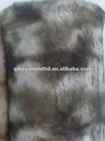 Faux plush fur fleece