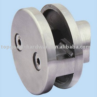 Stainless Steel Round Glass Clip