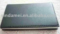 Fashion leather business card holder CH-559V