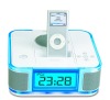 FM Radio/USB/SD Card Hotel Speaker Dock For iPhone iPod ( White/Black )