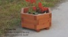 wooden flower planter