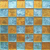 2in golden leaf glass mosaic