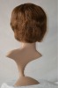 short style virgin indian hair mono lace front wigs