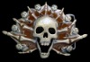 skull belt buckle