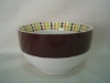 PORCELAIN 5.5" ROUND BOWL WITH DECAL