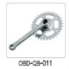 Steel salable chainwheel and crank