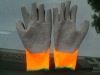 High quality/ Kevlar crinkle latex coated gloves kevlar cut resistant glove