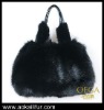 New fashion lady fox fur bag/luxury fur bag