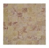 golden marble tile