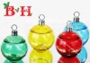 BH900601 Xmas glass candle holder for LED tealight only