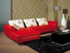 Leather corner sofa (H031 sofa series)