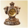 resin figurine clock