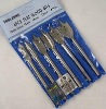 6pc flat wood working drill bit