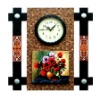 PAINTING WALL CLOCK--novelty clock