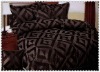 7 pcs jacquard comforter set bedding set