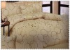 7 pcs jacquard comforter set bedding set